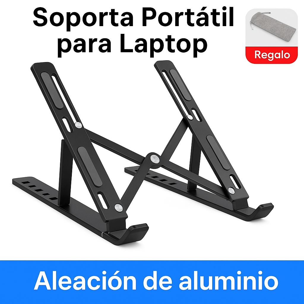 Base Ajustable y Portátil para Laptop