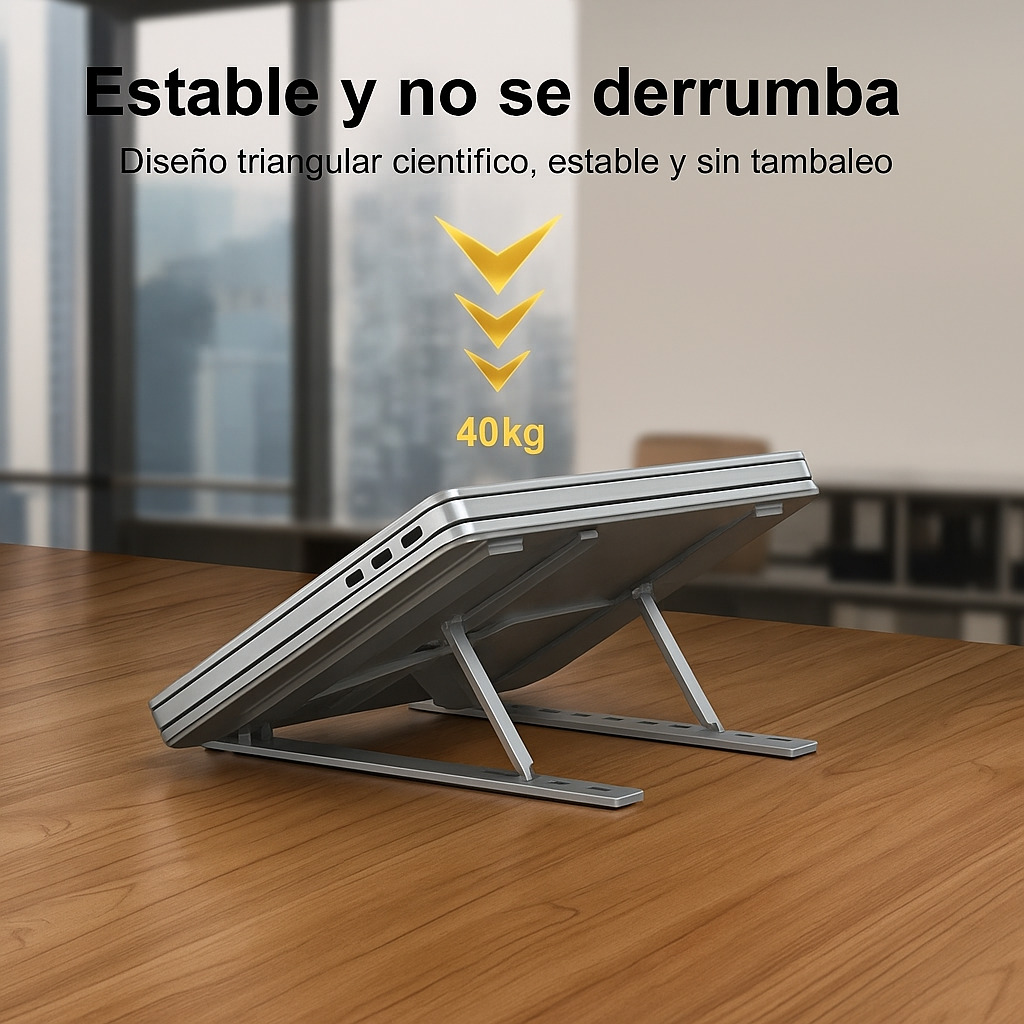 Base Ajustable y Portátil para Laptop