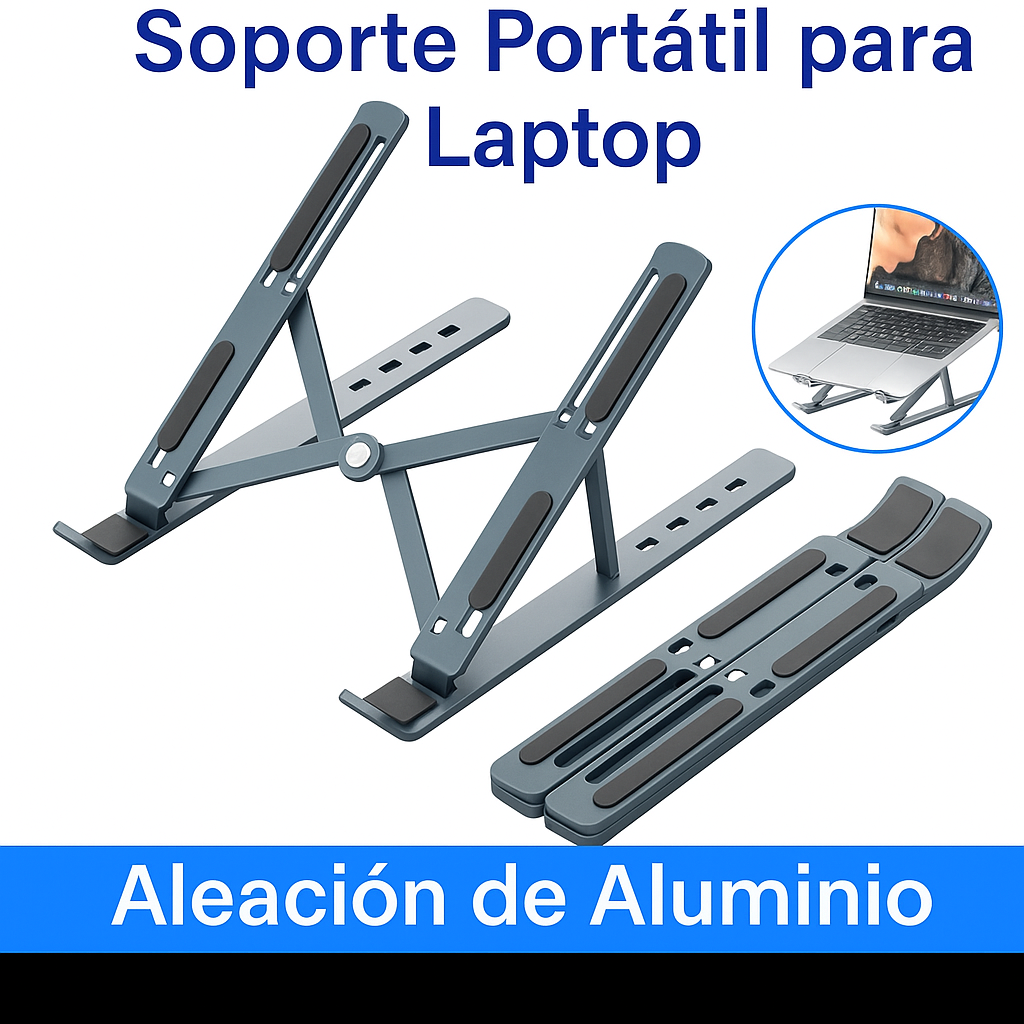 Base Ajustable y Portátil para Laptop